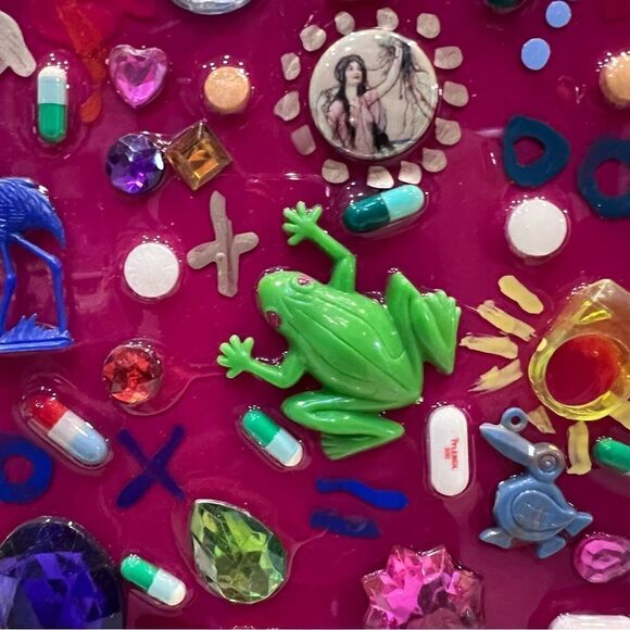 Original Artwork. “I SPY”, mixed media, 24” x 24” x 2”. - Picture 4 of 16